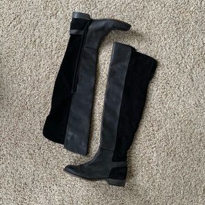 MTNG Originals over the knee leather boots